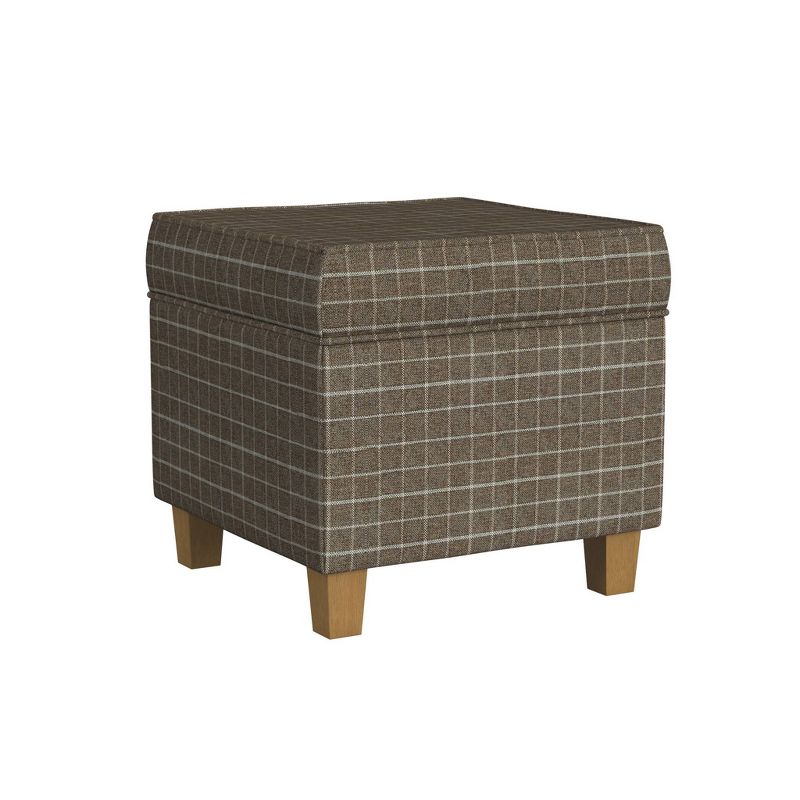 Cole Classics Square Storage Ottoman with Lift Off Top - HomePop, 3 of 18