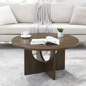 VYNXARIA Elegant High-Density MDF Coffee Table for Modern Living Spaces - 1 of 4