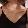 Personalized Chunky Initial Necklace: 14K Gold Plated Bubble Balloon Charm Pendant for Women - 3 of 4