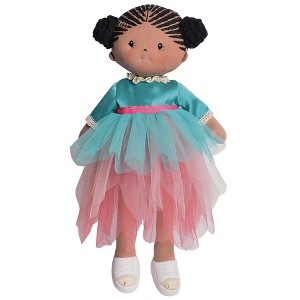 Tikiri Toys Kessie Fabric Baby Doll with Dark Skin & Hair 6 Months+ - 1 of 4