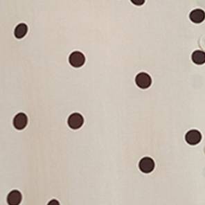 Cream Polka Dots