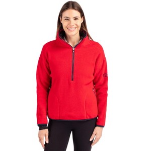 Cutter & Buck Cascade Eco Womens Fleece Pullover Jacket - 1 of 2