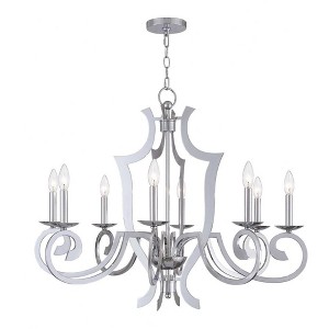 Livex Lighting Aldrich 8 - Light Chandelier in  Polished Chrome - 1 of 4
