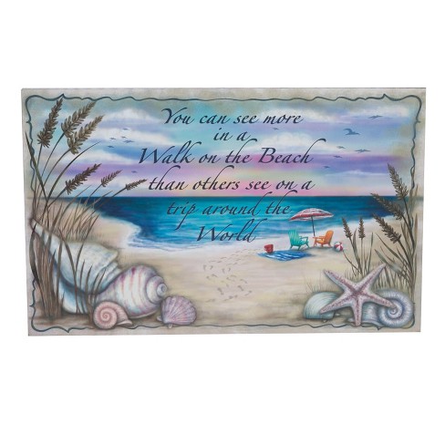 Beachcombers You Can See More Sign Wall Coastal Plaque Sign Wall ...