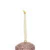 HomeRoots Set of Four Gold And Pink Glitter Handcrafted Shatterproof Ball Ornaments - 4 of 4