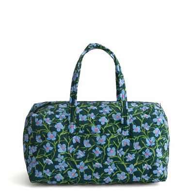 Vera Bradley Women's Outlet Ultralight Large Travel Duffel Bag Charlotte Stems