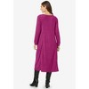Woman Within Women's Plus Size Thermal Knit A-Line Dress - 3 of 4