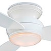 52" Minka Aire Vintage Hugger Outdoor Ceiling Fan with LED Light White Wet Rated for Patio Exterior House Porch Gazebo Garage Barn - 3 of 4