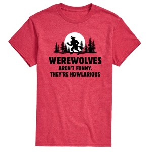 Men's - Instant Message - Werewolves Arent Funny Short Sleeve Graphic T-Shirt - 1 of 4