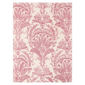 NICOLE MILLER NEW YORK Mod Damask Chambray Handcrafted Area Rug - 1 of 4
