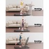 Folding Treadmill ¨C Portable Black Exercise Machine with Display & Pulse Detection for Home/Office/Apartment - 2 of 4