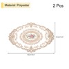 Unique Bargains Retro Lace Embroidered Polyester Placemat 2 Pcs - 2 of 4