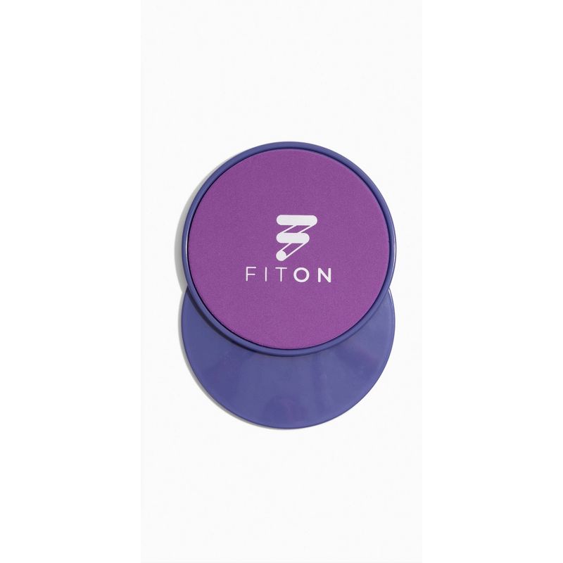 FitOn Core Sliders (Sliding Disks) - Purple, 3 of 5