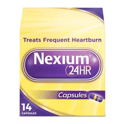 Nexium 24HR Delayed Release Heartburn Relief Capsules - Esomeprazole Magnesium Acid Reducer