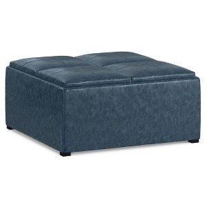 Franklin Square Coffee Table Storage Ottoman and benches - WyndenHall - 1 of 4