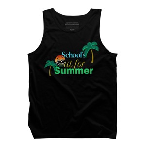 Men's Design By Humans School's out for Summer By Lamondcreations Tank Top - 1 of 2