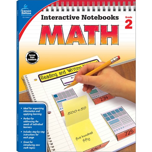 Math, Grade 2 - (interactive Notebooks) (paperback) : Target