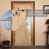 Kettle Grove Door Panel with Attached Applique Crow and Star Valance 72x40  VHC Brands - 2 of 4