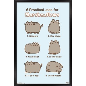 Trends International Pusheen - Marshmallow Framed Wall Poster Prints - 1 of 4
