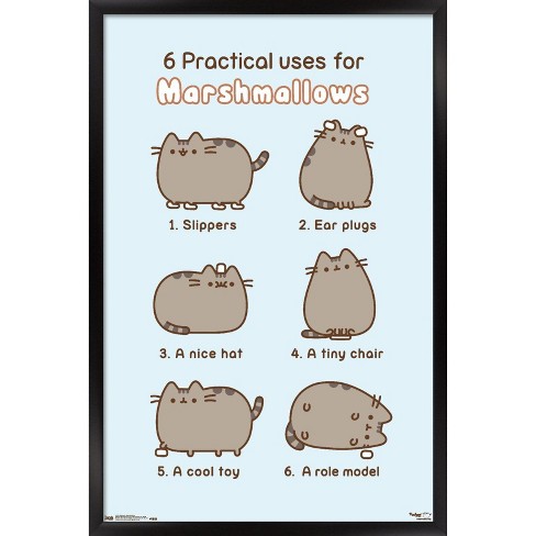 Trends International Pusheen - Marshmallow Framed Wall Poster Prints :  Target