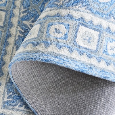 Safavieh Ebony Hand Tufted 80% Wool And 20% Cotton Southwestern Rug