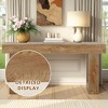 Lirago, Rustic Wooden Sofa Table & Entryway Table, Made of Engineered Wood, 13.77"D x 63"W x 33.46"H, Wood Color - 4 of 4
