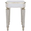 HomeRoots 26" Silver Distressed Glass Square End Table - 4 of 4