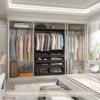 Besiost 20"-60" Closet System with Three Wooden Drawers - 4 of 4