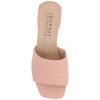 Journee Collection Womens Elidia Slip On Block Heel Vegan Leather Sandals - 4 of 4