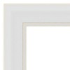 Flair Framed Bathroom Vanity Wall Mirror Soft White - Amanti Art - 3 of 4