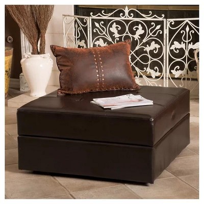 31" Tufted Storage Ottoman Bench with Hidden Compartment and Seating Function for Living Room -3irtyhousy