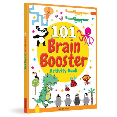101 Brain Booster Activity Book - (101 Fun Activities) by  Wonder House Books (Paperback)
