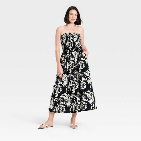 Женские платья A New Day Women's Smocked Maxi Dress - A New Day™ Black M