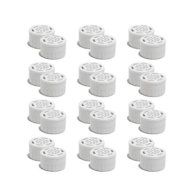 Nispira Replacement Air Filter Cartridge Compatible with TurbClean CPAP Mask Cleaner Sanitizing Machine. Fits WQ30 / WQ60 / GSTxpro, 24 Packs