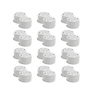 Nispira Replacement Air Filter Cartridge Compatible with TurbClean CPAP Mask Cleaner Sanitizing Machine. Fits WQ30 / WQ60 / GSTxpro, 24 Packs - 1 of 4