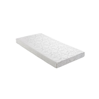 Twin 6" Polyester Filled Mattress with Jacquard Cover White - Room & Joy