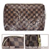 Generic Makeup Bag Cosmetic Bag Portable Leather Checkered - 3 of 4