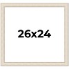 PosterPalooza | Photo Size Weathered White Picture Frame - UV Acrylic, Foam Board Backing, Hanging Hardware - 2 of 4