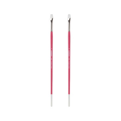 Creative Mark Pro White Soft Filament Acrylic Paint Brushes - Bright  Sets of 3 - Versatile Synthetic Brushes for Acrylic Painting , Gouache, Oils &