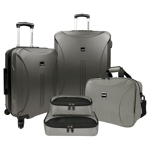 US Traveler Skyscraper 5-Piece Hardside Spinner Luggage Set : Target