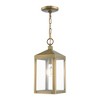 Livex Lighting Nyack 1 - Light Pendant in  Antique Brass - 4 of 4