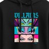 Women's - Disney Villains - Villains Stacked Cropped Graphic Hoodie - 2 of 3