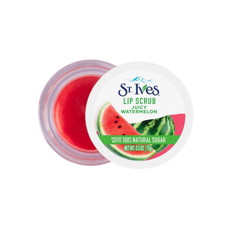 St. Ives Juicy Watermelon Lip Scrub - 0.5oz, 1 of 13