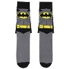 DC Comics Men's Adult Batman Cape Crew Mid-Calf Socks - 2 of 4