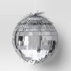 9ct Christmas Long Tinsel Ball Ornament Set Silver - Wondershop™ - 3 of 3