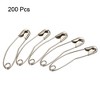 Unique Bargains Metal DIY Blankets Crafts Brooch Making Home Sewing Curved Safety Pins 200 Pcs - 3 of 4