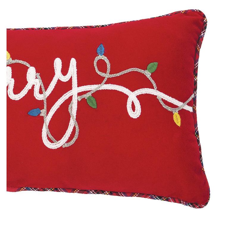 C&F Home Merry Lights Embellished Christmas Throw Pillow, 4 of 6