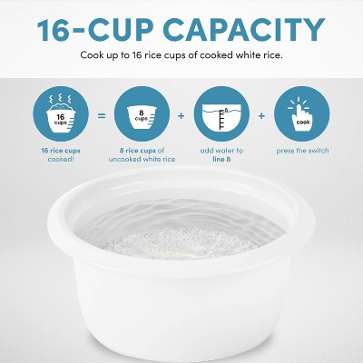 Aroma 16 Cup Rice Cooker with Pop Up Steam Tray❗MAY HAVE MISSING PIECES/NEEDS CLEANING❗