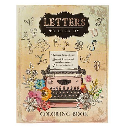 Download Coloring Book Letters To Live By Paperback Target