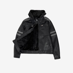 X RAY Kids and Boys PU Jacket With Lining - 1 of 4